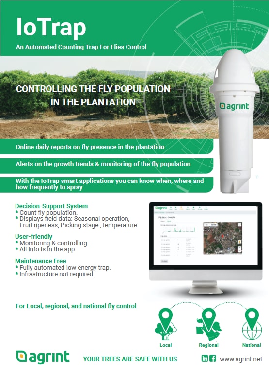 Agrint IoTrap — automated counting trap product overview
